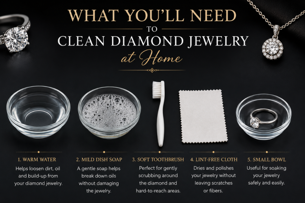 clean daimond jewellery